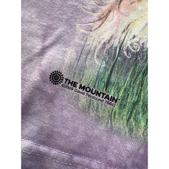 The Mountain Unicorn Castle Kids Purple Tie Dye T-shirt Small - Picture 4 of 6